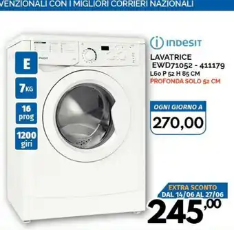 Orizzonte Indesit Lavatrice EWD 71052- 411179 offerta