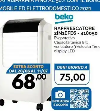 Orizzonte Beko Raffrescatore 2in1efe6 - 418050 offerta