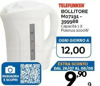 Orizzonte Telefunken Bollitore M07191 - 399988 offerta