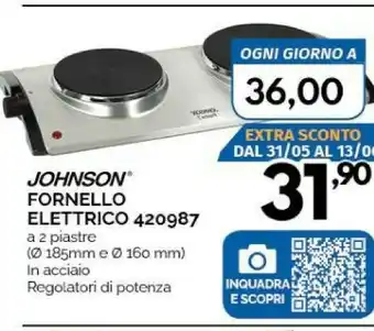 Johnson's Johnson Fornello Elettrico 420987