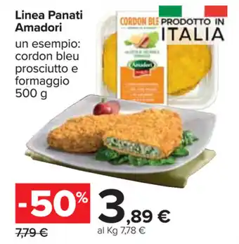 Carrefour Market Amadori Linea Panati 500g offerta