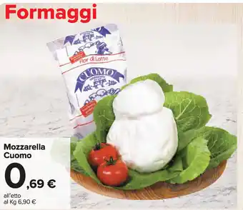Carrefour Market Mozzarella Cuomo offerta
