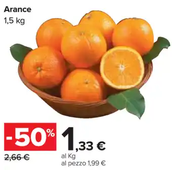 Carrefour Market Arance 1,5kg offerta