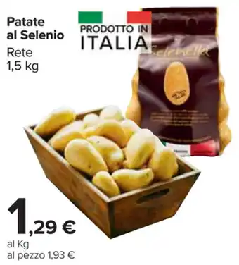 Carrefour Market Patate al Selenio 1,5kg offerta
