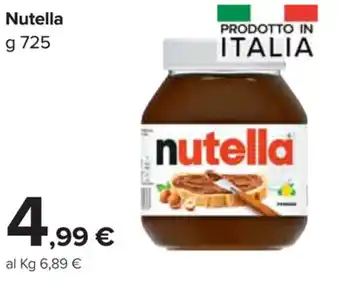 Carrefour Market Nutella 725g offerta