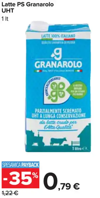 Carrefour Market Granarolo UHT Latte PS 1lt offerta