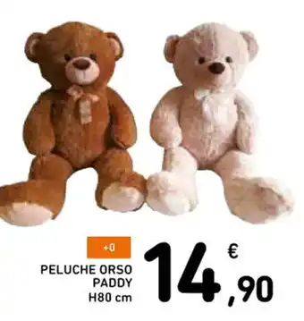 Conad Superstore PELUCHE ORSO PADDY H80 cm offerta