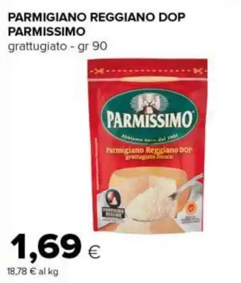 Tigre PARMIGIANO REGGIANO DOP PARMISSIMO grattugiato - gr 90 offerta
