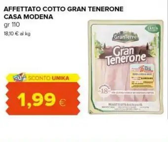 AFFETTATO COTTO GRAN TENERONE CASA MODENA gr 110
