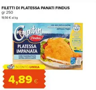 Tigre FILETTI DI PLATESSA PANATI FINDUS gr 250 offerta