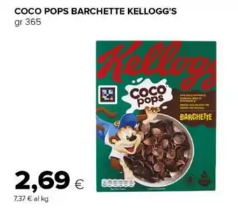 Tigre COCO POPS BARCHETTE KELLOGG'S gr 365 offerta