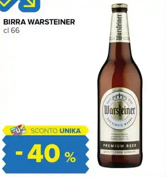 Tigre BIRRA WARSTEINER cl 66 offerta