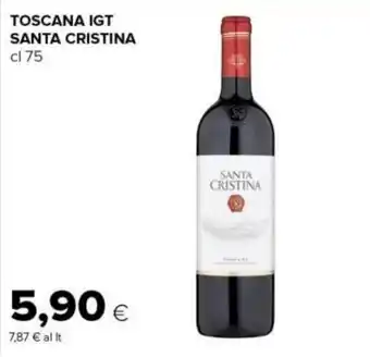 Tigre TOSCANA IGT SANTA CRISTINA cl 75 offerta