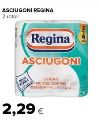 Tigre ASCIUGONI REGINA 2 rotoli offerta