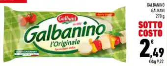 Conad Margherita GALBANINO GALBANI 270 g offerta