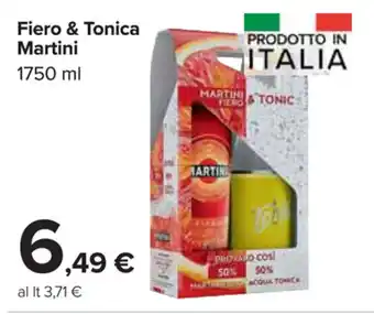 Carrefour Market Martini Fiero & Tonica 1750ml offerta