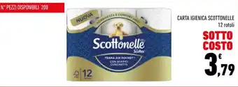 Conad Margherita CARTA IGIENICA SCOTTONELLE 12 rotoli offerta