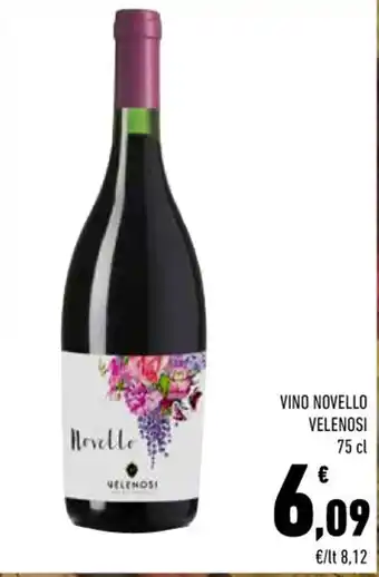 Conad Margherita VINO NOVELLO VELENOSI 75 cl offerta