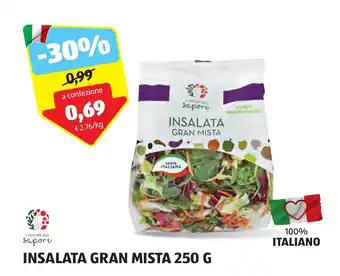 ALDI INSALATA GRAN MISTA 250 G offerta
