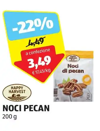 ALDI HAPPY HARVEST NOCI PECAN 200 g offerta