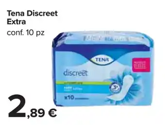 Carrefour Market Tena Discreet Extra 10pz offerta