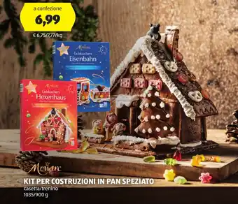 Monarc KIT PER COSTRUZIONI IN PAN SPEZIATO casetta/trenino 1035/900 g