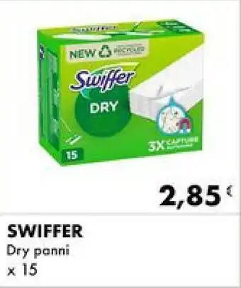 Iper Tosano SWIFFER Dry panni x 15 offerta