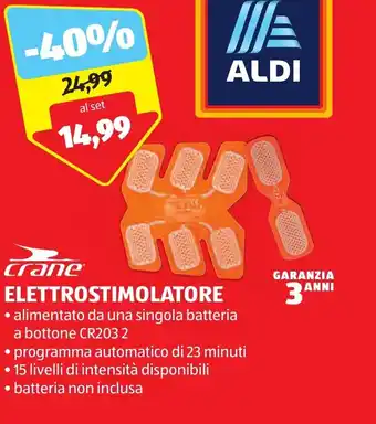 ALDI crane ELETTROSTIMOLATORE offerta