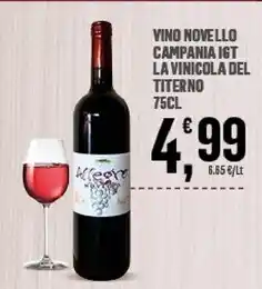 Eurospar La vinicola del titerno vino novello campania igt offerta