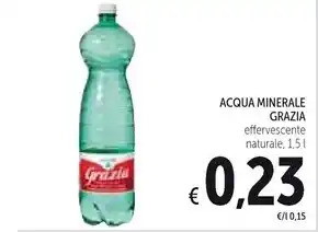 Spazio Conad Grazia acqua minerale offerta