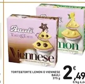Spazio Conad Bauli torte & torte lemon o viennese offerta