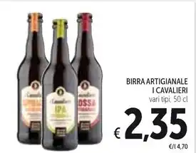 Spazio Conad I cavalieri birra artigianale offerta