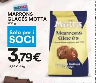 Coop Motta marrons glaces offerta