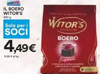Coop Witor's il boero offerta