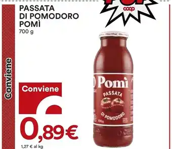 Coop Pomì passata di pomodoro offerta