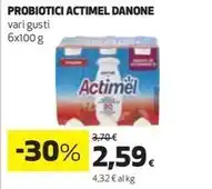 Ipercoop Danone - probiotici actimel offerta