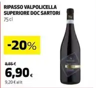 Ipercoop Sartori - ripasso valpolicella superiore doc offerta