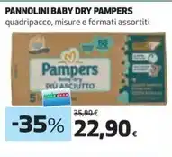 Coop Pampers - pannolini baby dry offerta