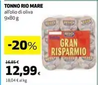 Coop Rio mare - tonno offerta