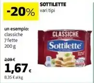 Coop Sottilette offerta