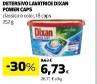 Coop Dixan - detersivo lavatrice power caps offerta