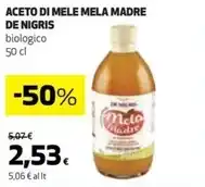 Coop De nigris - aceto di mele mela madre offerta