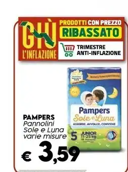 Crai Pampers pannolini sole e luna offerta
