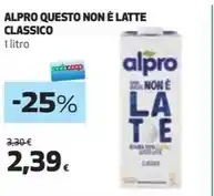Alpro - questo non è latte classico