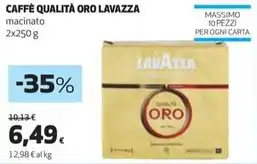 Coop Lavazza - caffè qualità oro offerta