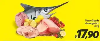 Iper Super Conveniente Pesce spada decongelato offerta