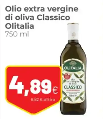Coop Olio extra vergine di oliva Classico Olitalia 750 ml offerta