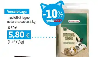 Coop Versele-Laga Trucioli di legno naturale, sacco 4 kg offerta