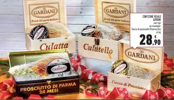 Conad CONFEZIONE REGALO GARDANI vari tipi offerta
