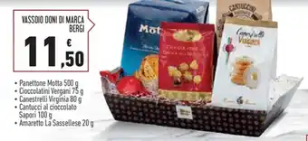 Conad VASSOIO DONI DI MARCA BERGI offerta